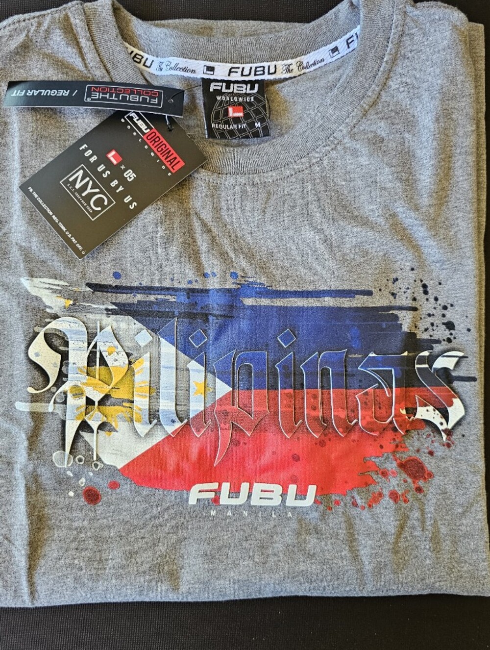 FUBU Philippines Shirt 100% Cotton - MED